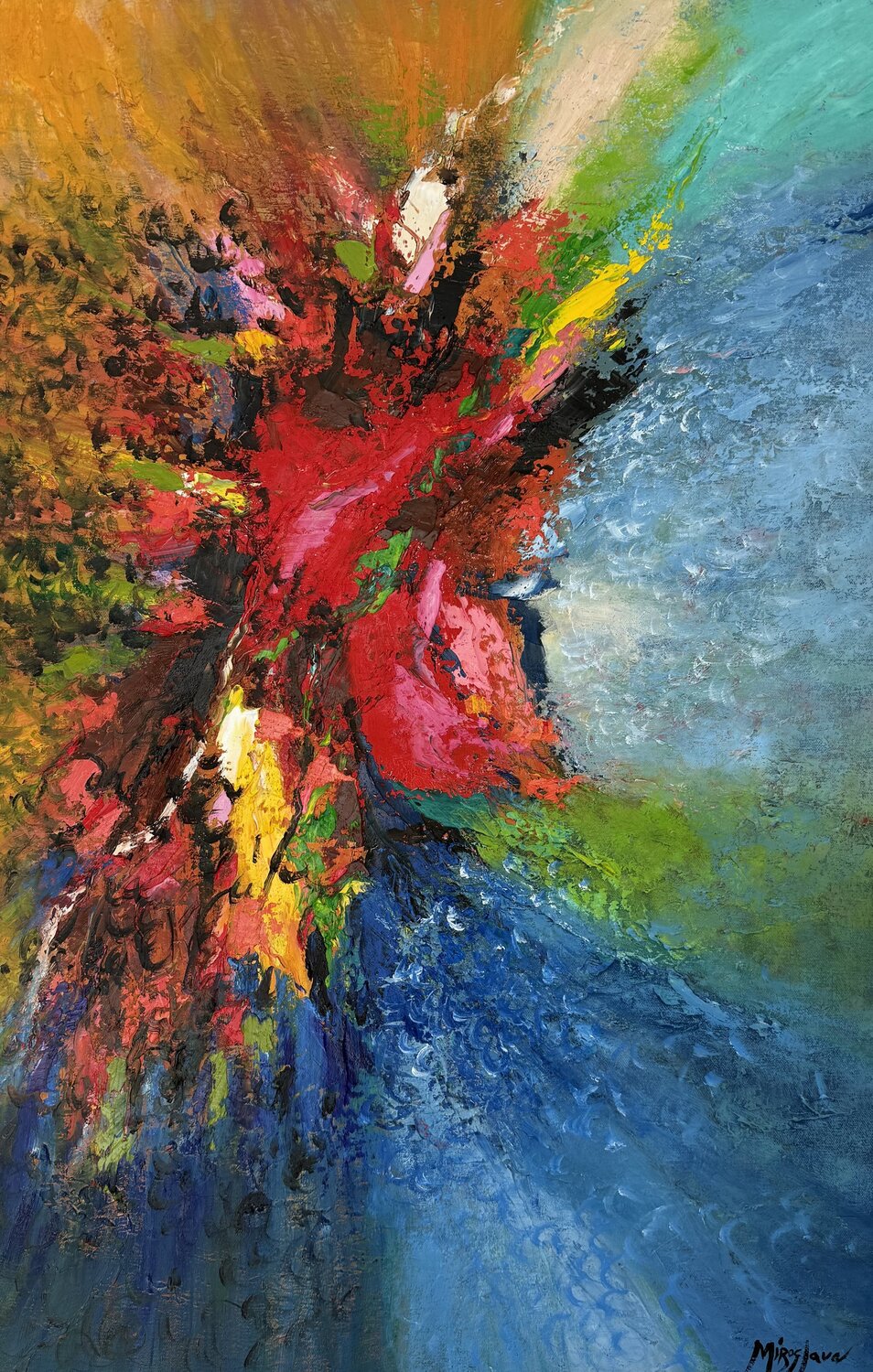 Passion Miroslava Lipovec Friedman Original painting for sale