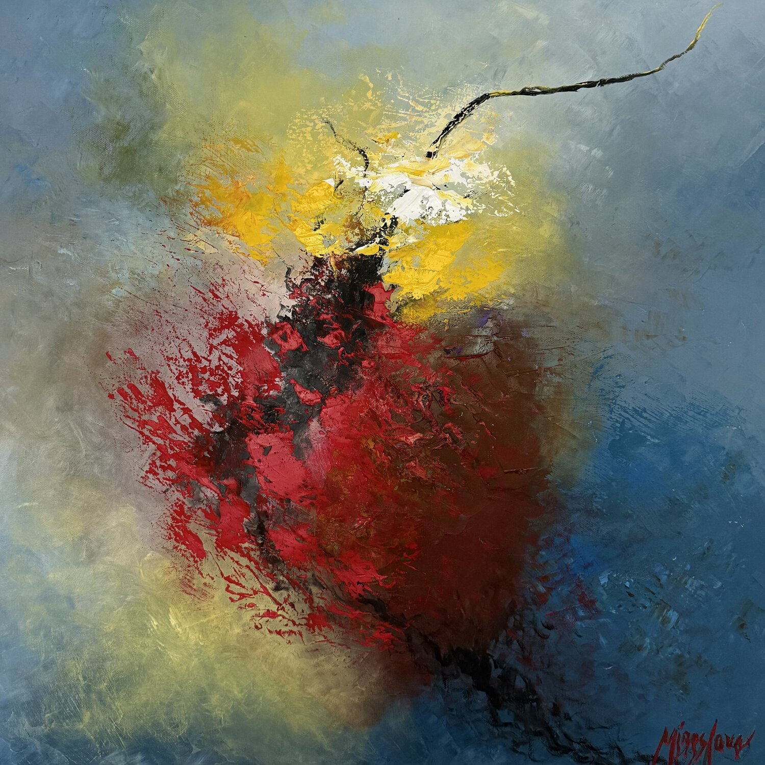 Empathy Miroslava Lipovec Friedman Original painting for sale