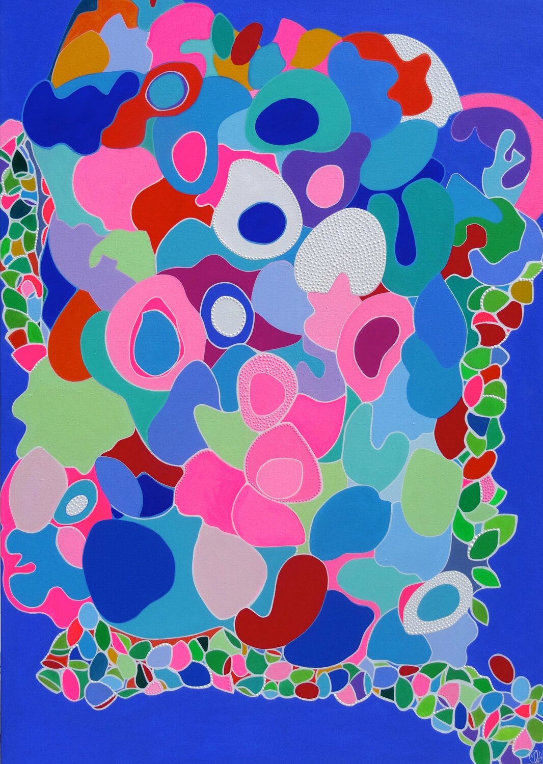 Confluence Marie-Dominique Willemot Original painting for sale