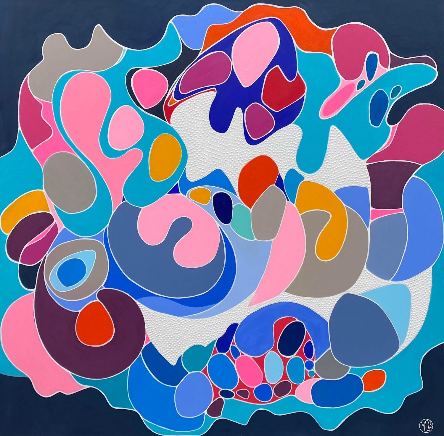 Firmament Marie-Dominique Willemot Original painting for sale