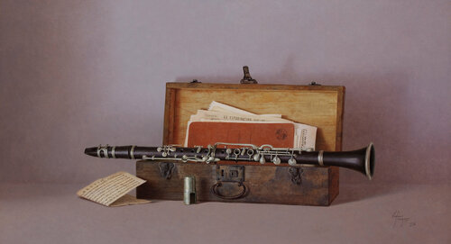 "Clarinete" by Antonio Vázquez, Painting for Sale on Select