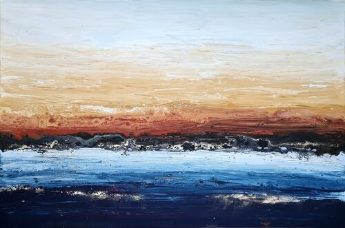 Golden Hour by Eleni Denart, Painting for Sale on Select