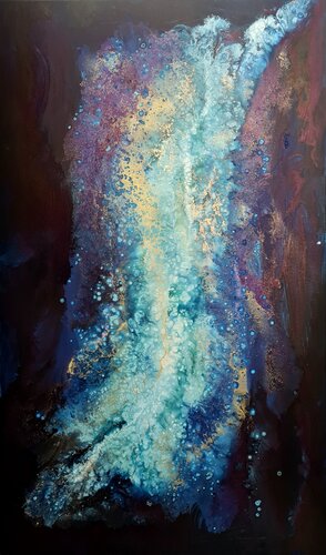 Luminous Abyss by Eleni Denart, Painting for Sale on Select