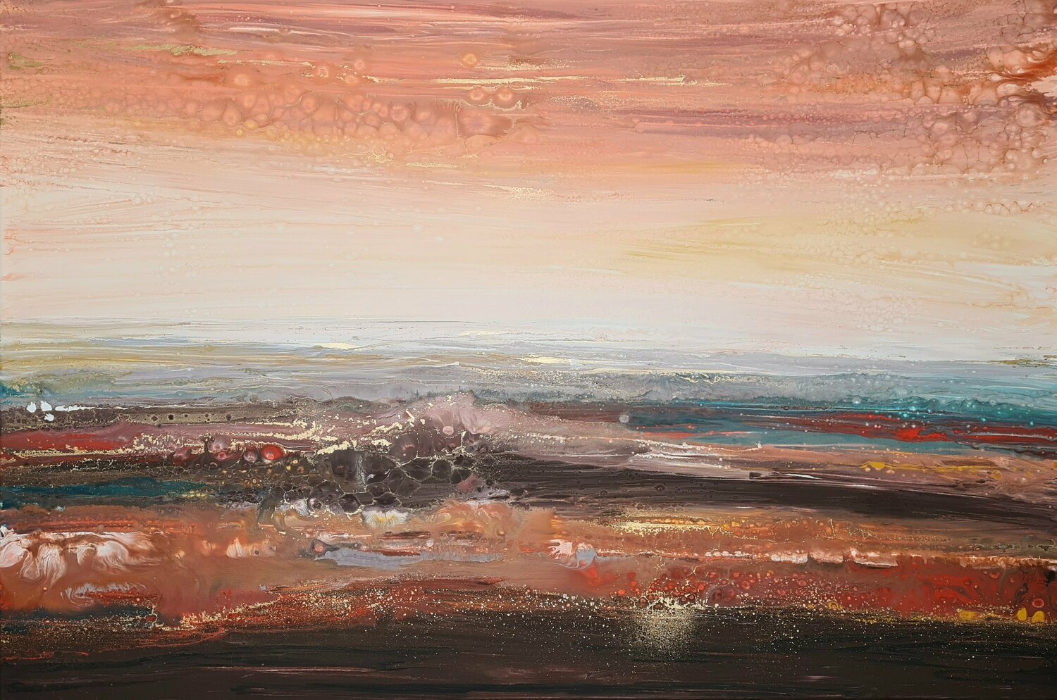 New Dawn Eleni Denart Original painting for sale