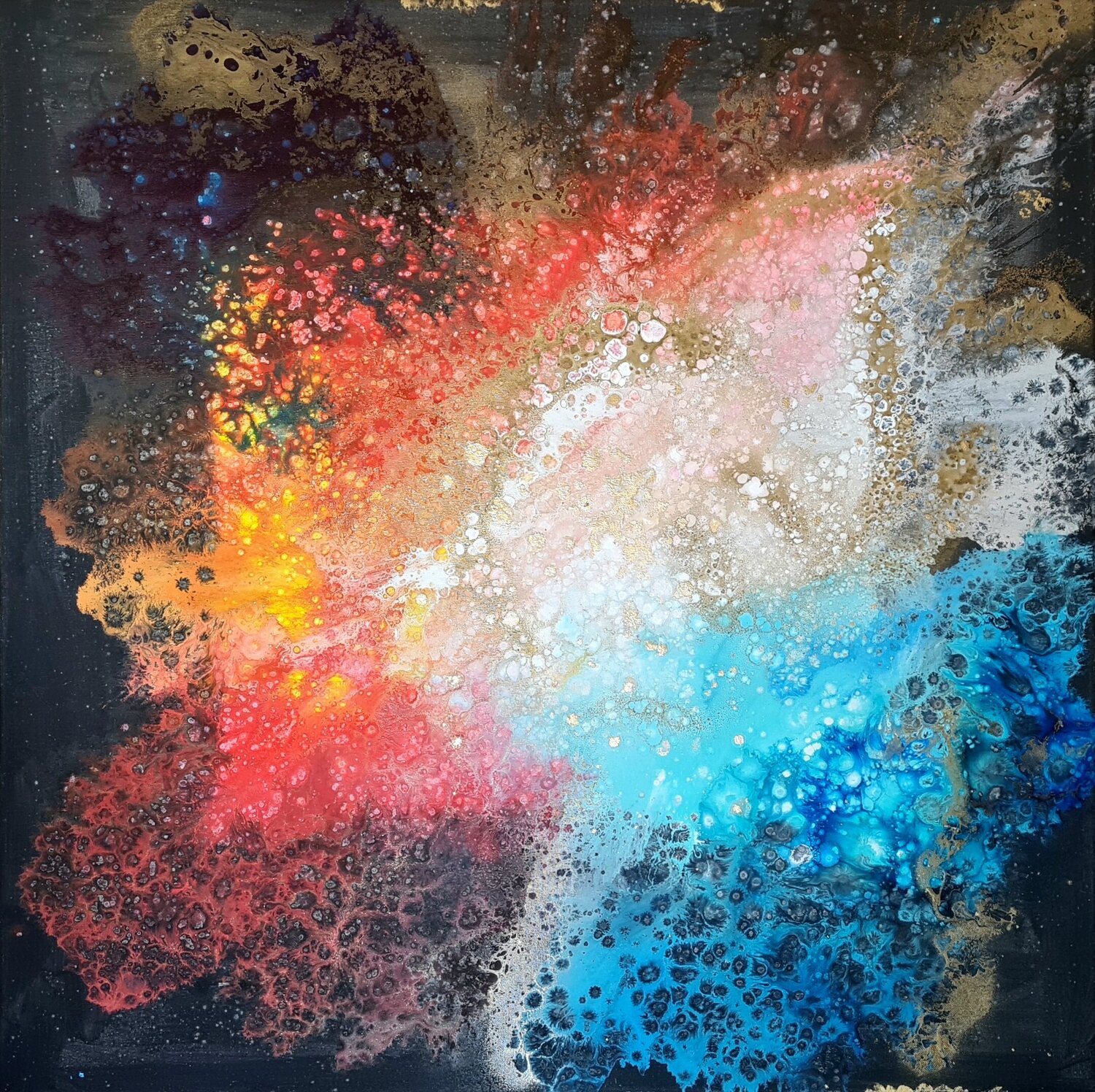 Astral Gateway Eleni Denart Original painting for sale