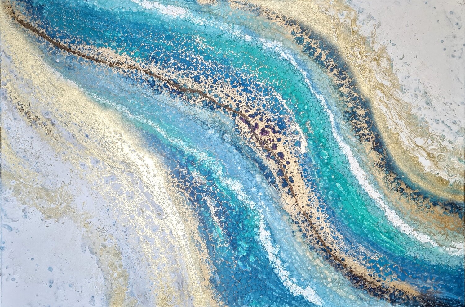 Colors of Greece Eleni Denart Original painting for sale