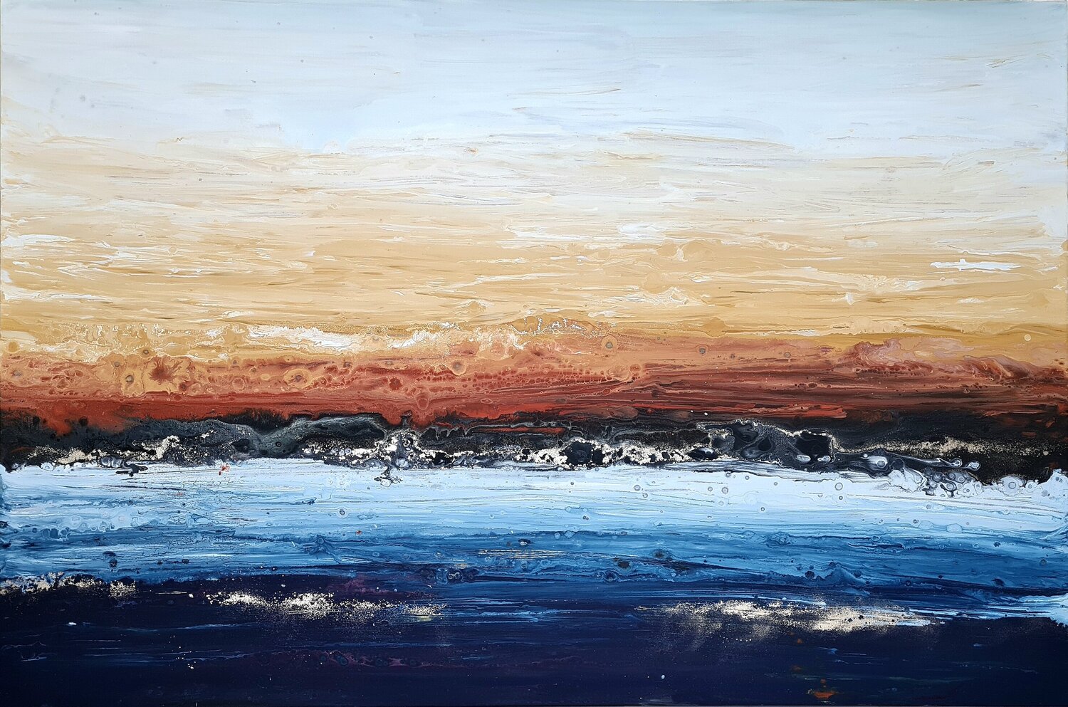 Golden Hour Eleni Denart Original painting for sale