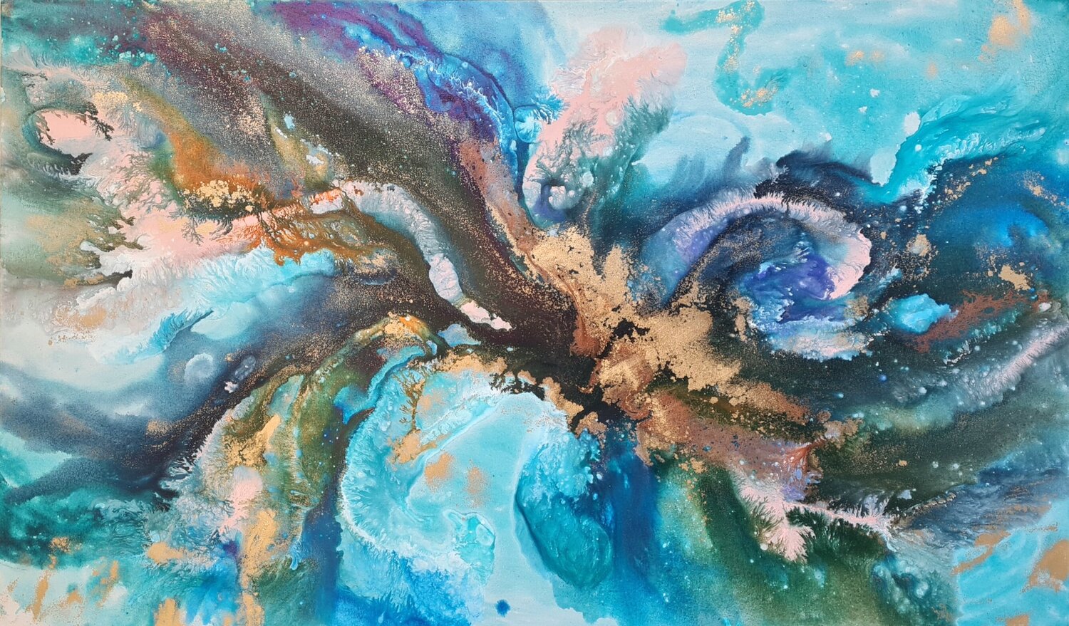 Siren’s Sanctuary Eleni Denart Original painting for sale