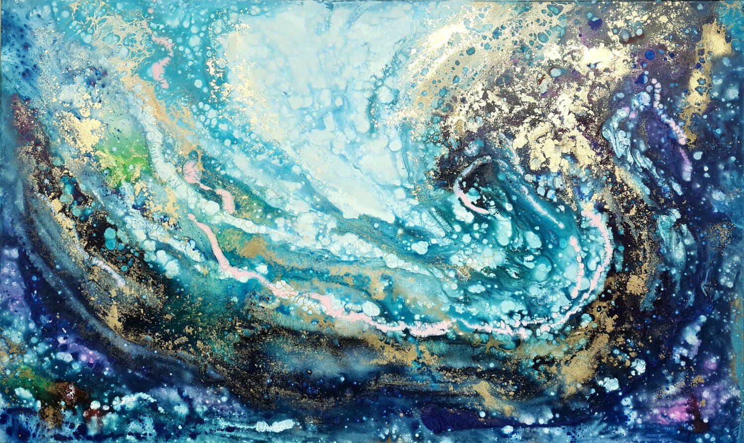 Deep Dive Eleni Denart Original painting for sale