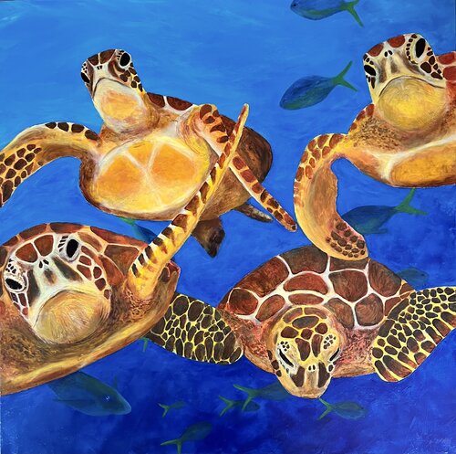 Tortuga by David Vall, Painting for Sale on Select