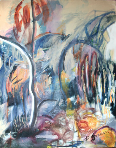Cloud Forest by Franziska Ostermeier, Painting for Sale on Select