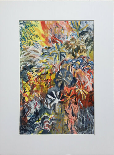 Spätsommerszene by Franziska Ostermeier, Drawing for Sale on Select