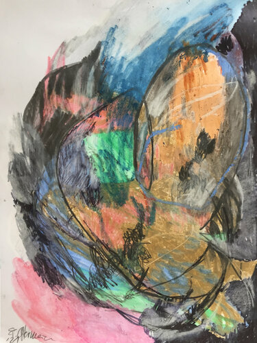 Paper rocks by Franziska Ostermeier, Drawing for Sale on Select