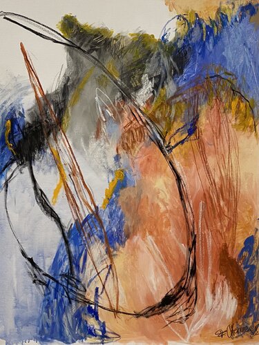 Steinweg by Franziska Ostermeier, Painting for Sale on Select
