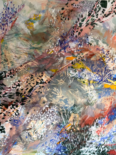 Blumenweg by Franziska Ostermeier, Painting for Sale on Select