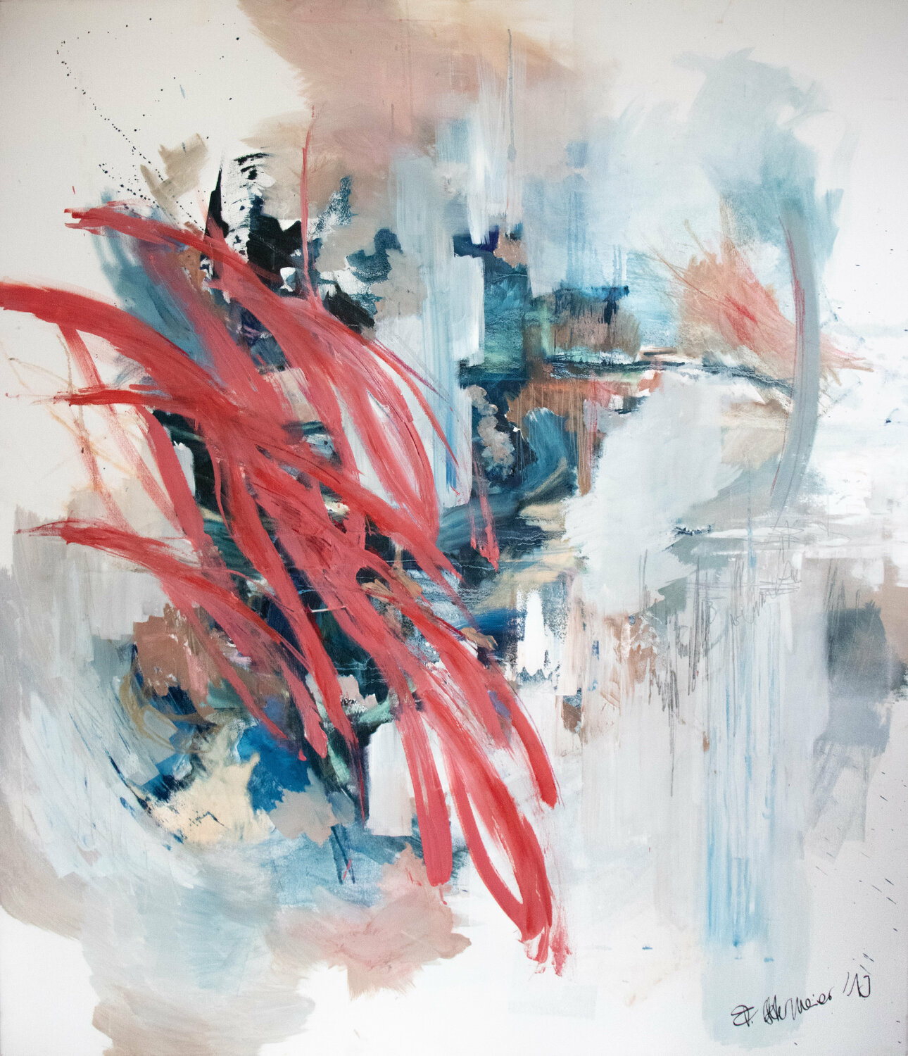 Homeland Nowhere Franziska Ostermeier Original painting for sale