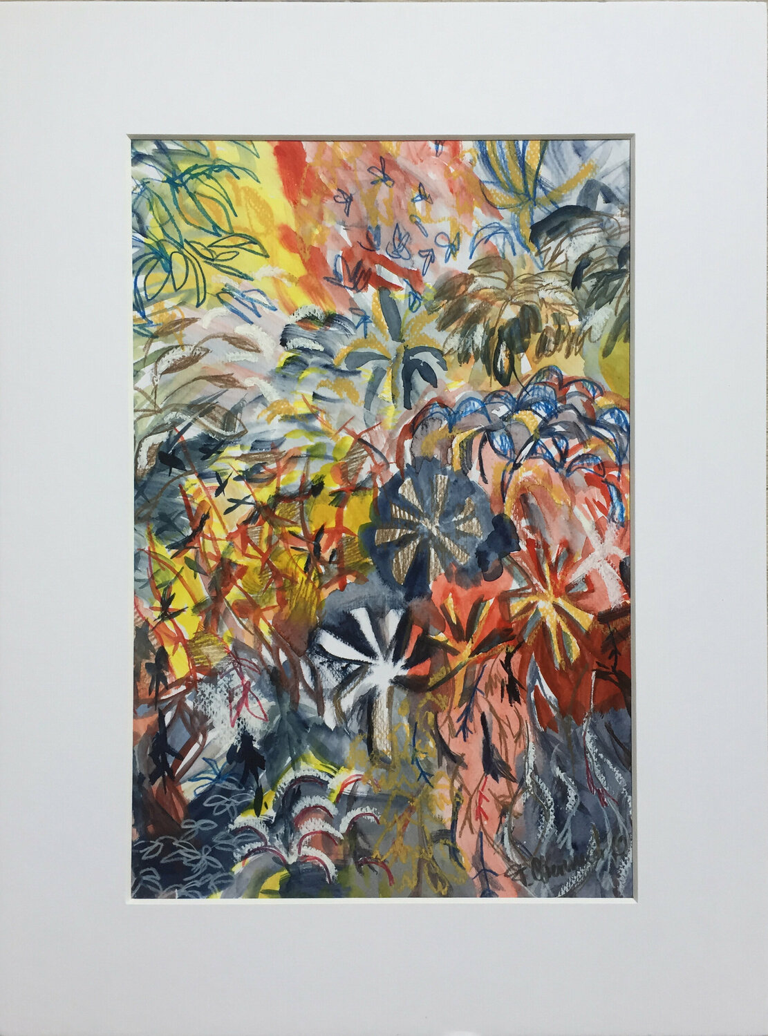 Spätsommerszene Franziska Ostermeier Drawing for sale
