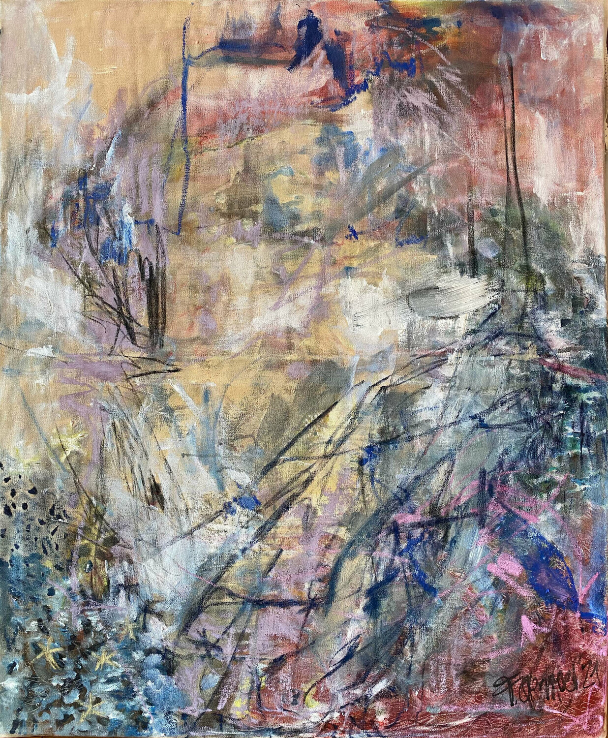 Turnover Franziska Ostermeier Original painting for sale