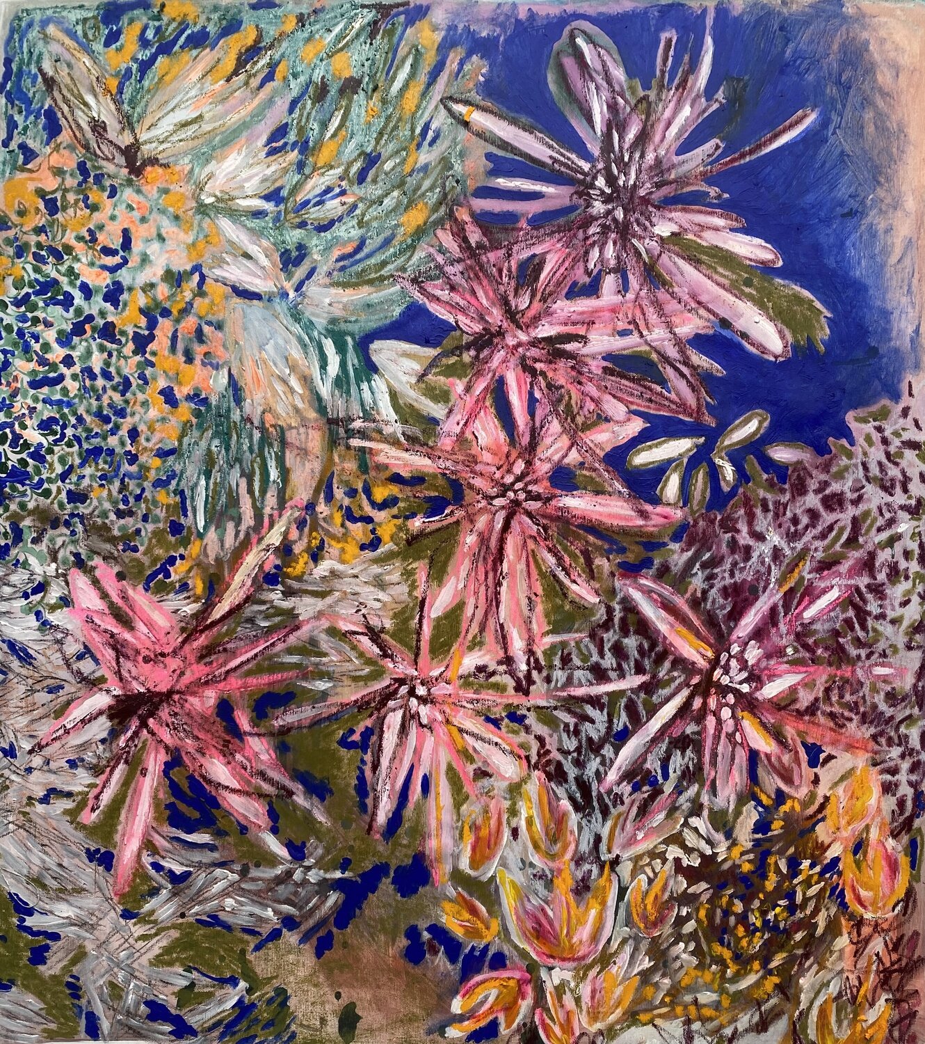 Flower Tale Franziska Ostermeier Original painting for sale