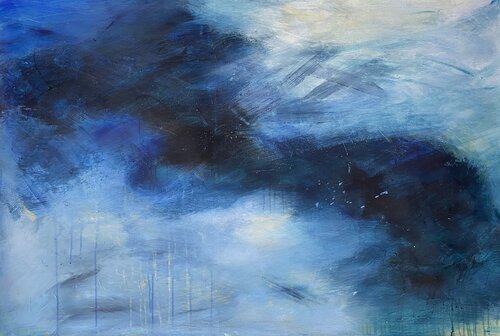 The blue hour by Alethea Eriksson, Painting for Sale on Select