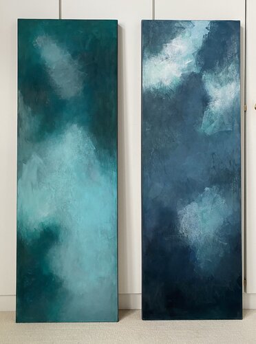Elements Suite #4 and #5 by Alethea Eriksson, Painting for Sale on Select