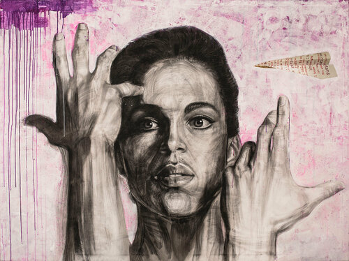 Prince - Purple Rain by Inga Mihailovic, Painting for Sale on Select