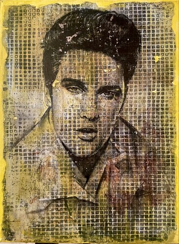 Elvis by Inga Mihailovic, Painting for Sale on Select