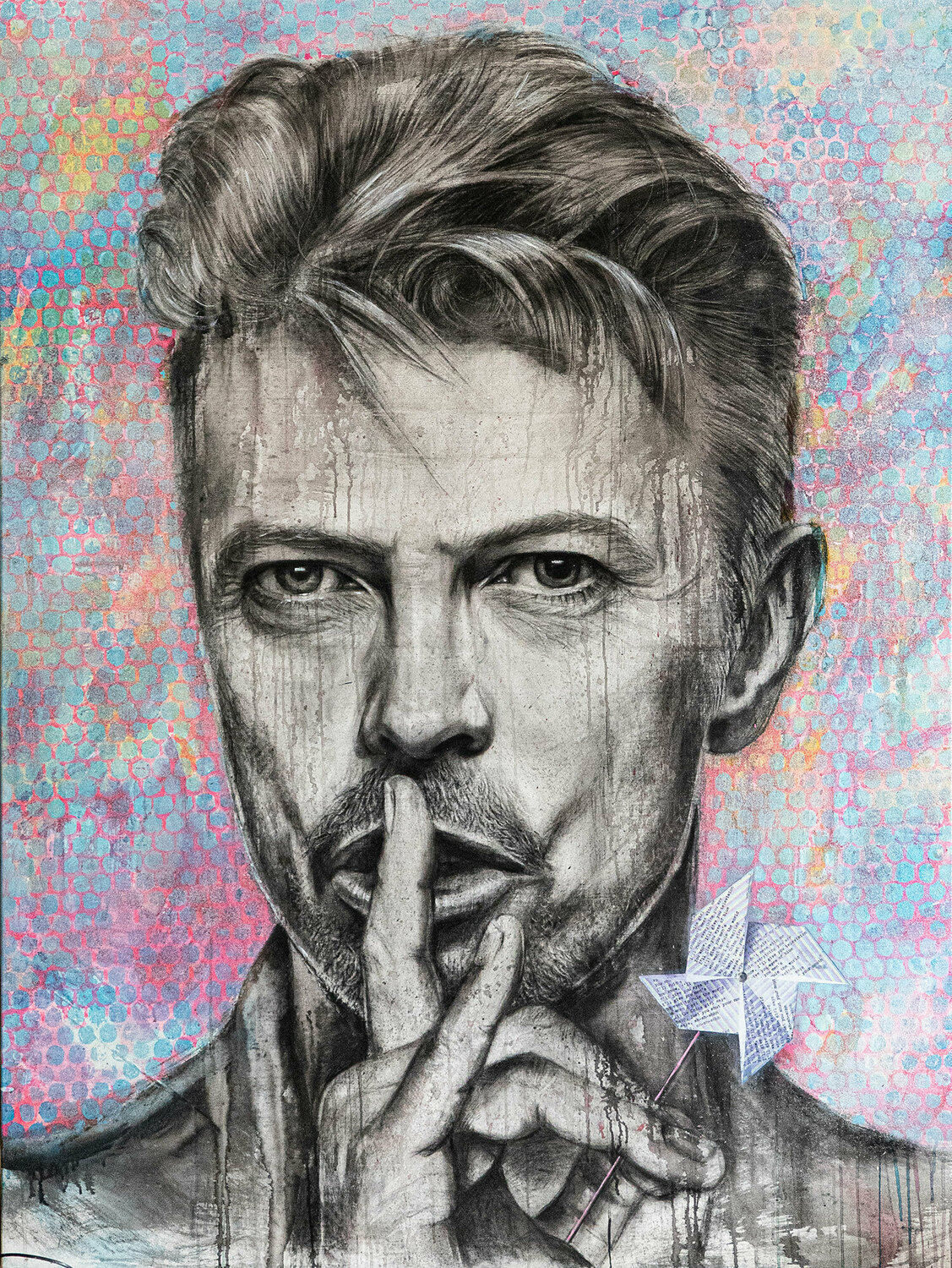 David Bowie - China Girl Inga Mihailovic Original painting for sale