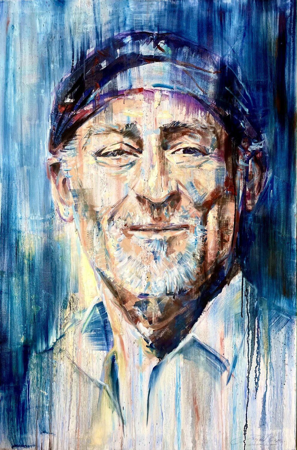 Hombre español Inga Mihailovic Original painting for sale