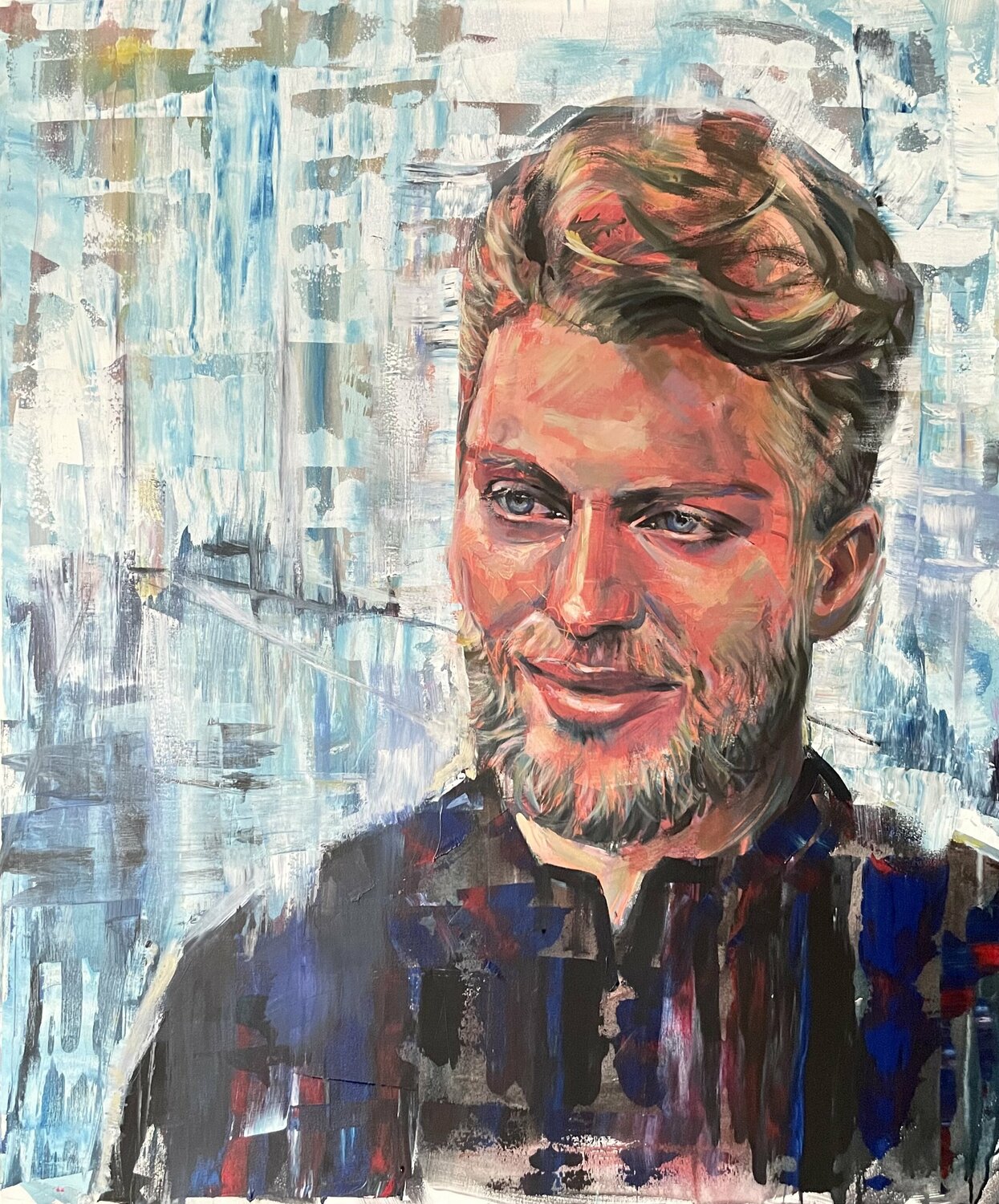 Stadtträumer Inga Mihailovic Original painting for sale