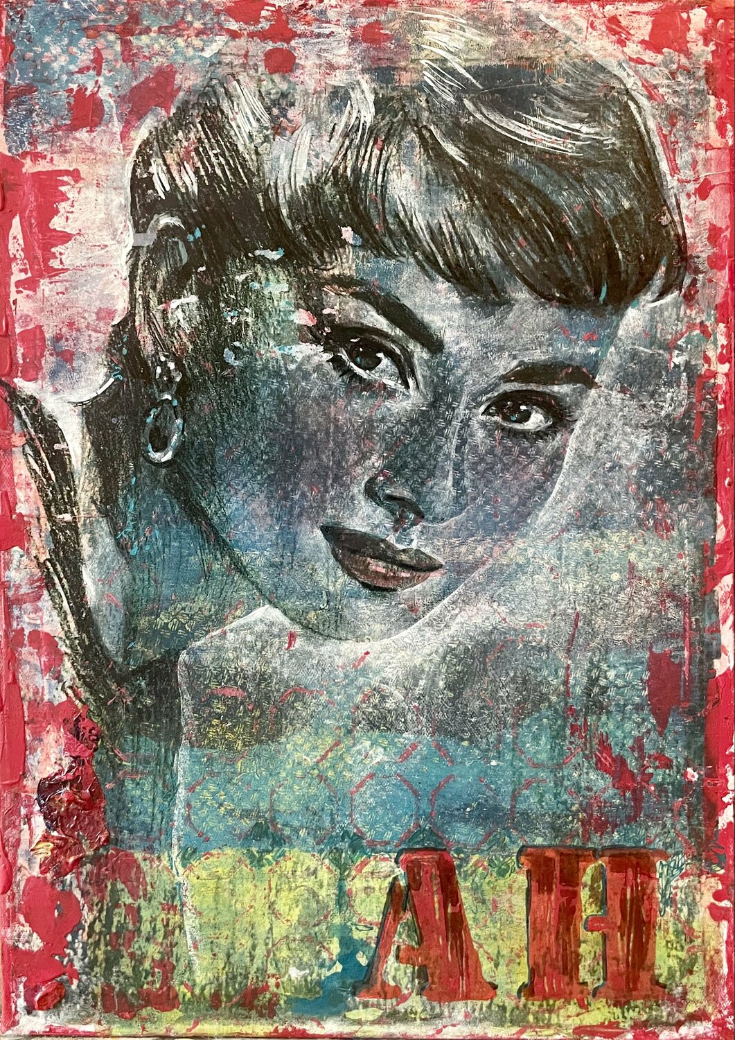 Ah, Audrey! Inga Mihailovic Original painting for sale