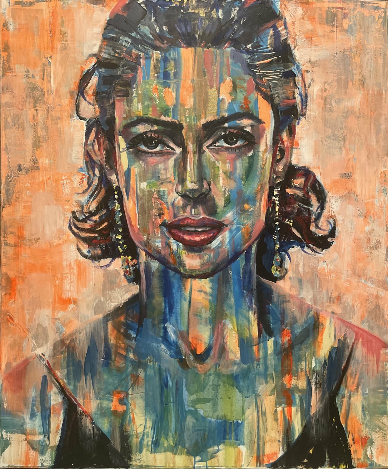 I'll tell you about Orange Inga Mihailovic Original painting for sale