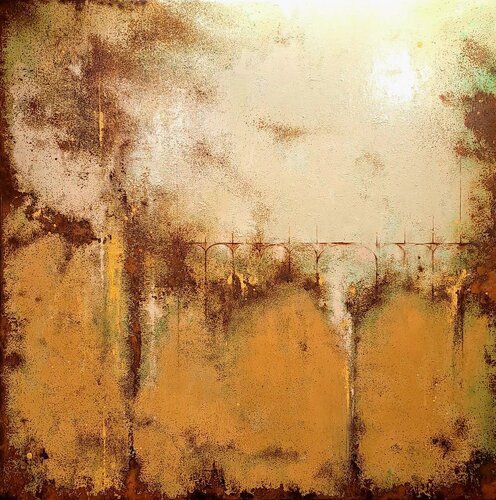 The bridge VI by Fabien Petillion, Painting for Sale on Select