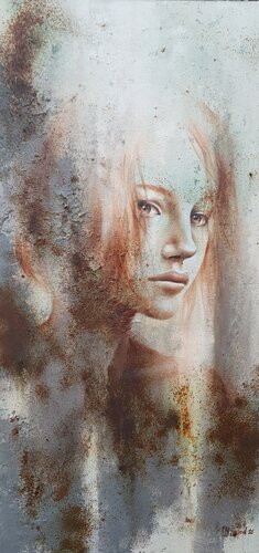 L'inconnue by Fabien Petillion, Painting for Sale on Select
