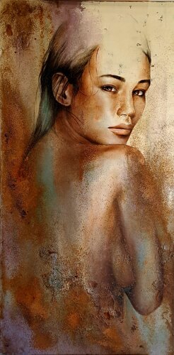 Lisa by Fabien Petillion, Painting for Sale on Select