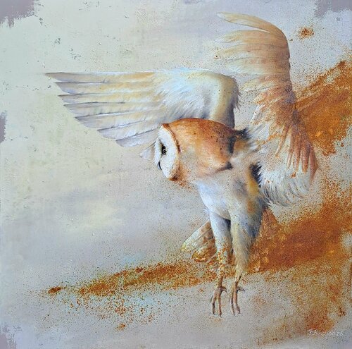 L'envol II by Fabien Petillion, Painting for Sale on Select