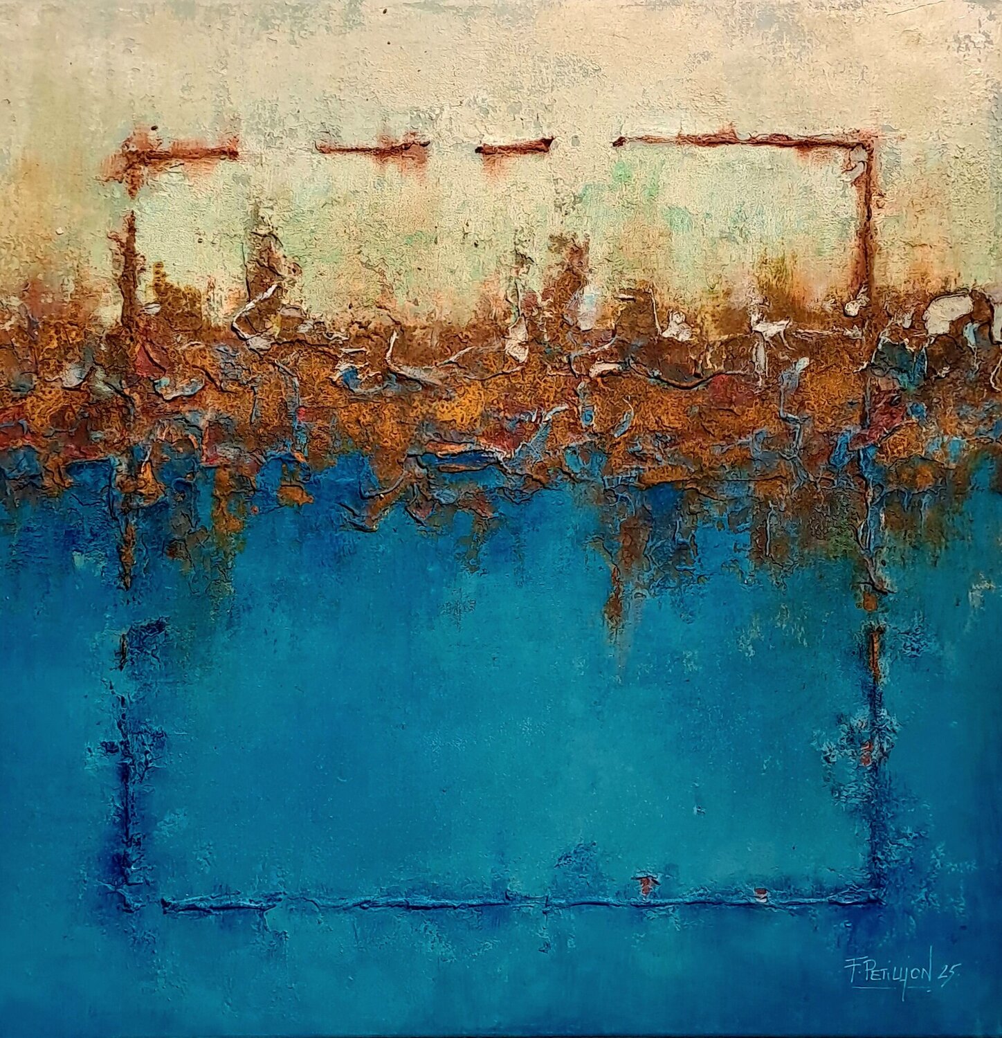 Horizon VI Fabien Petillion Original painting for sale