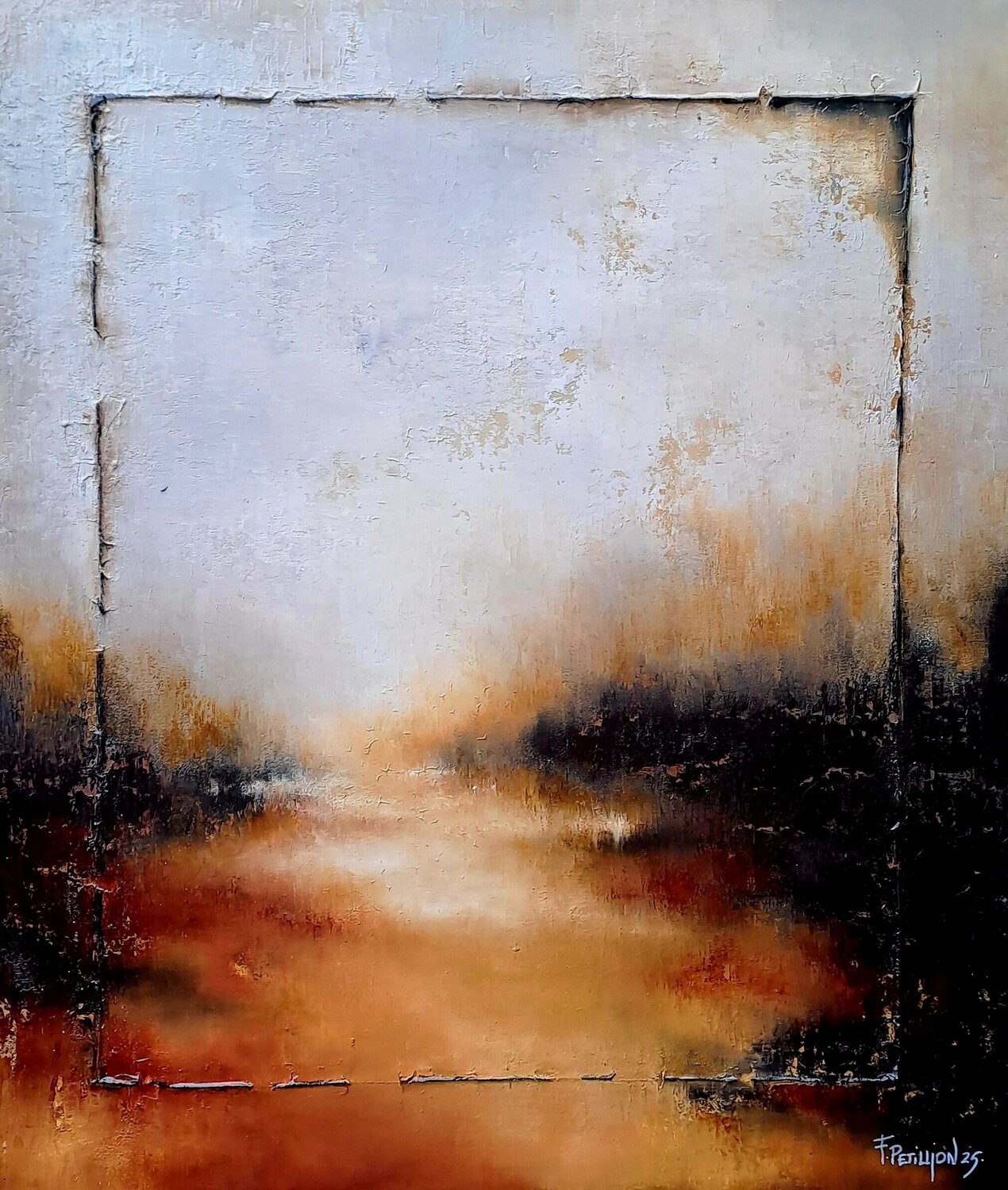 Le chemin Fabien Petillion Original painting for sale