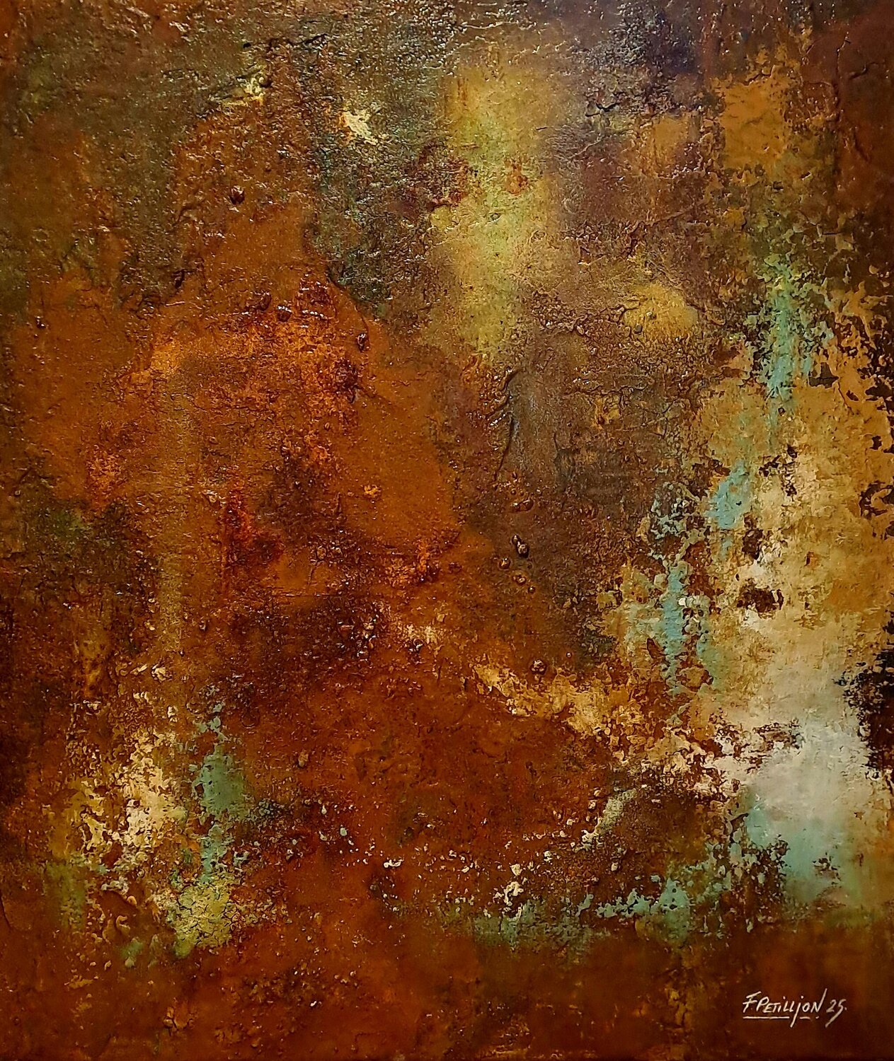 Temps passé Fabien Petillion Original painting for sale