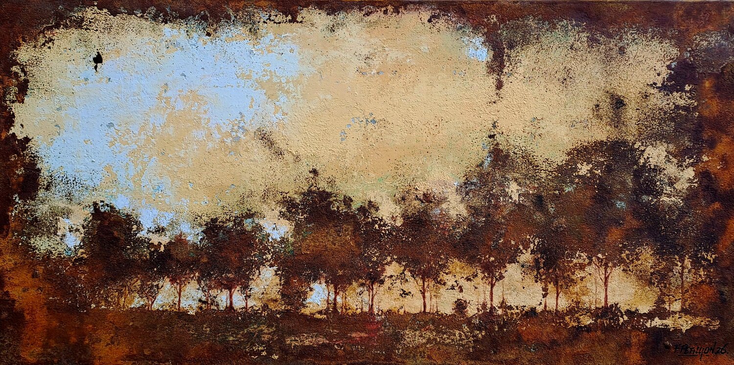 Automne II Fabien Petillion Original painting for sale