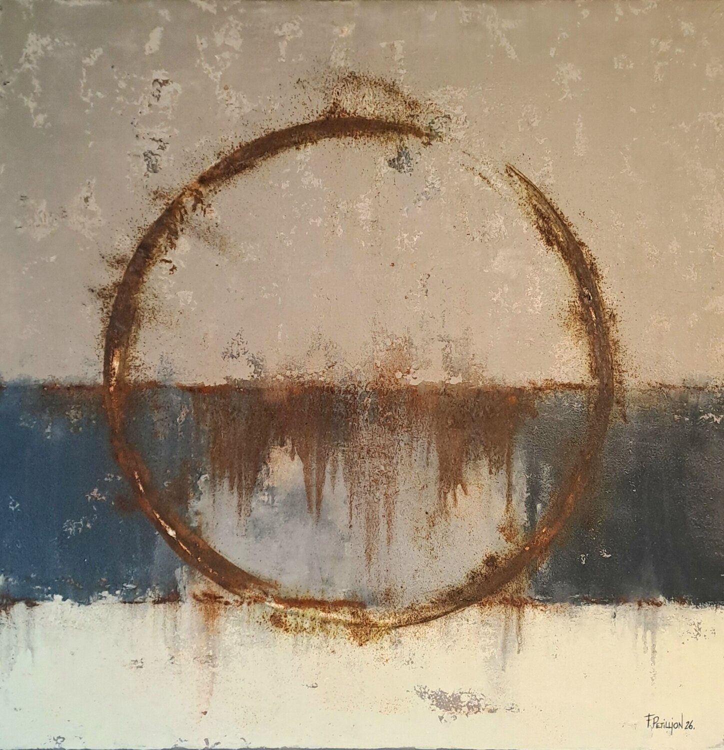 Traces 03 Fabien Petillion Original painting for sale