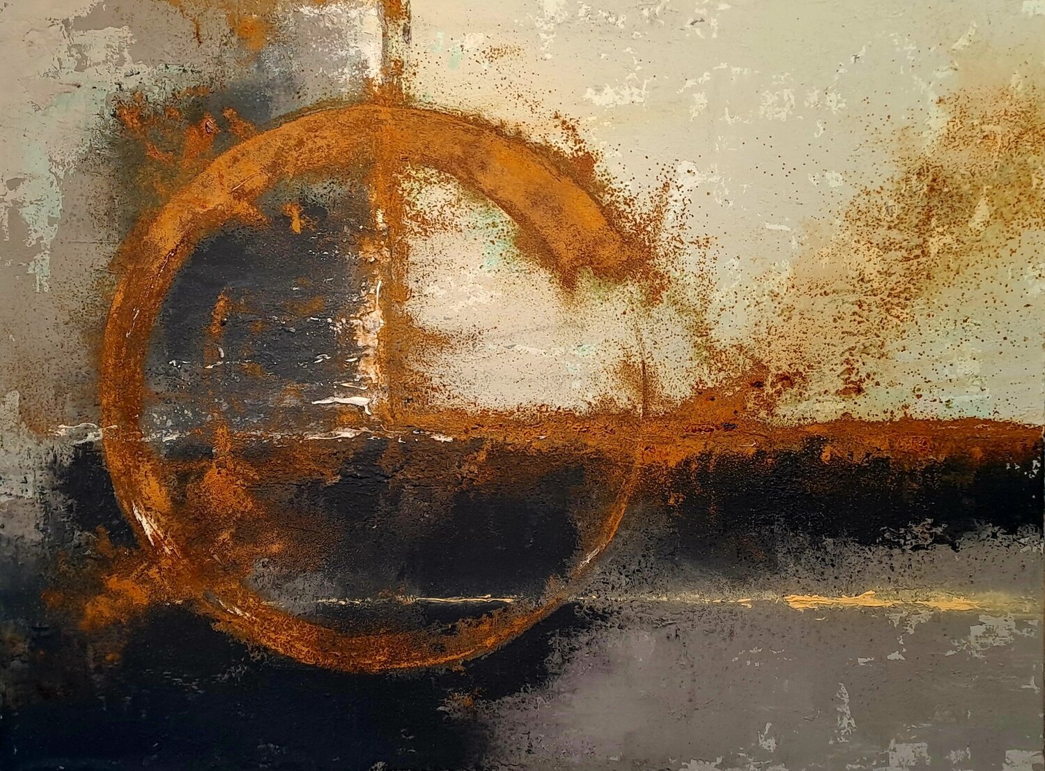 Traces 05 Fabien Petillion Original painting for sale