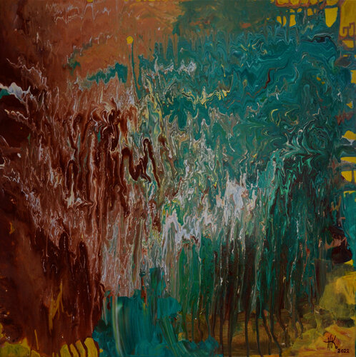 On the Shore of the Deserted Island by Zhanna Kondratenko, Painting for Sale on Select