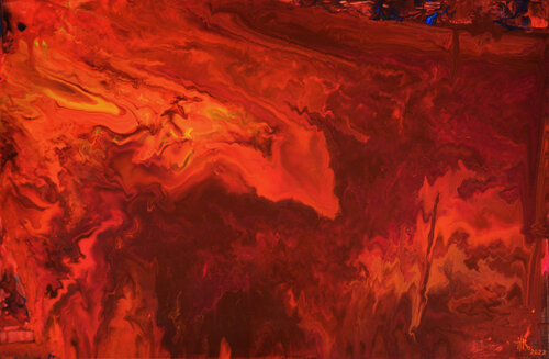 Eruption by Zhanna Kondratenko, Painting for Sale on Select