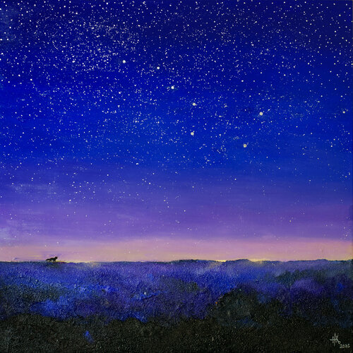 Guiding Stars by Zhanna Kondratenko, Painting for Sale on Select