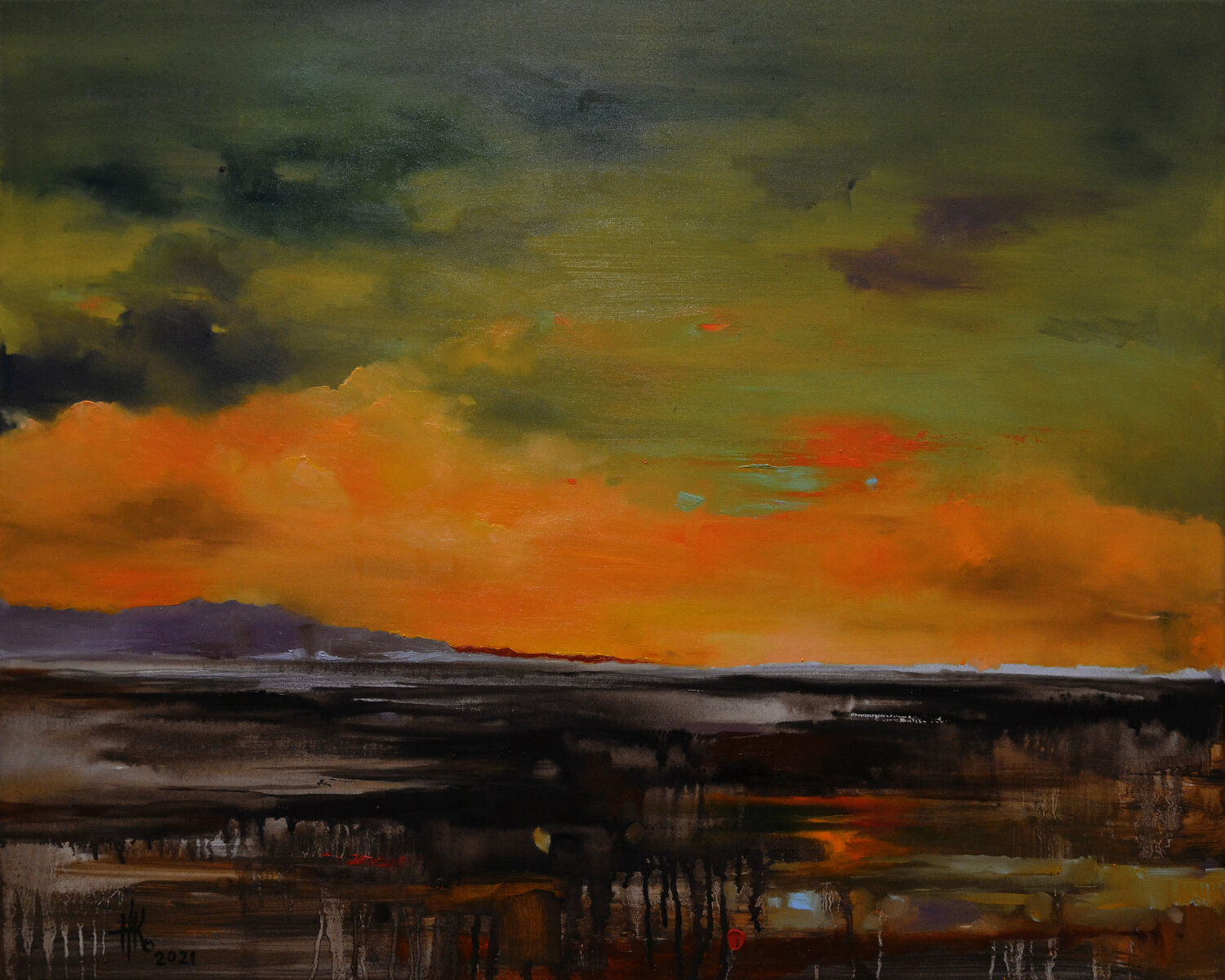 Frozen Instant Zhanna Kondratenko Original painting for sale