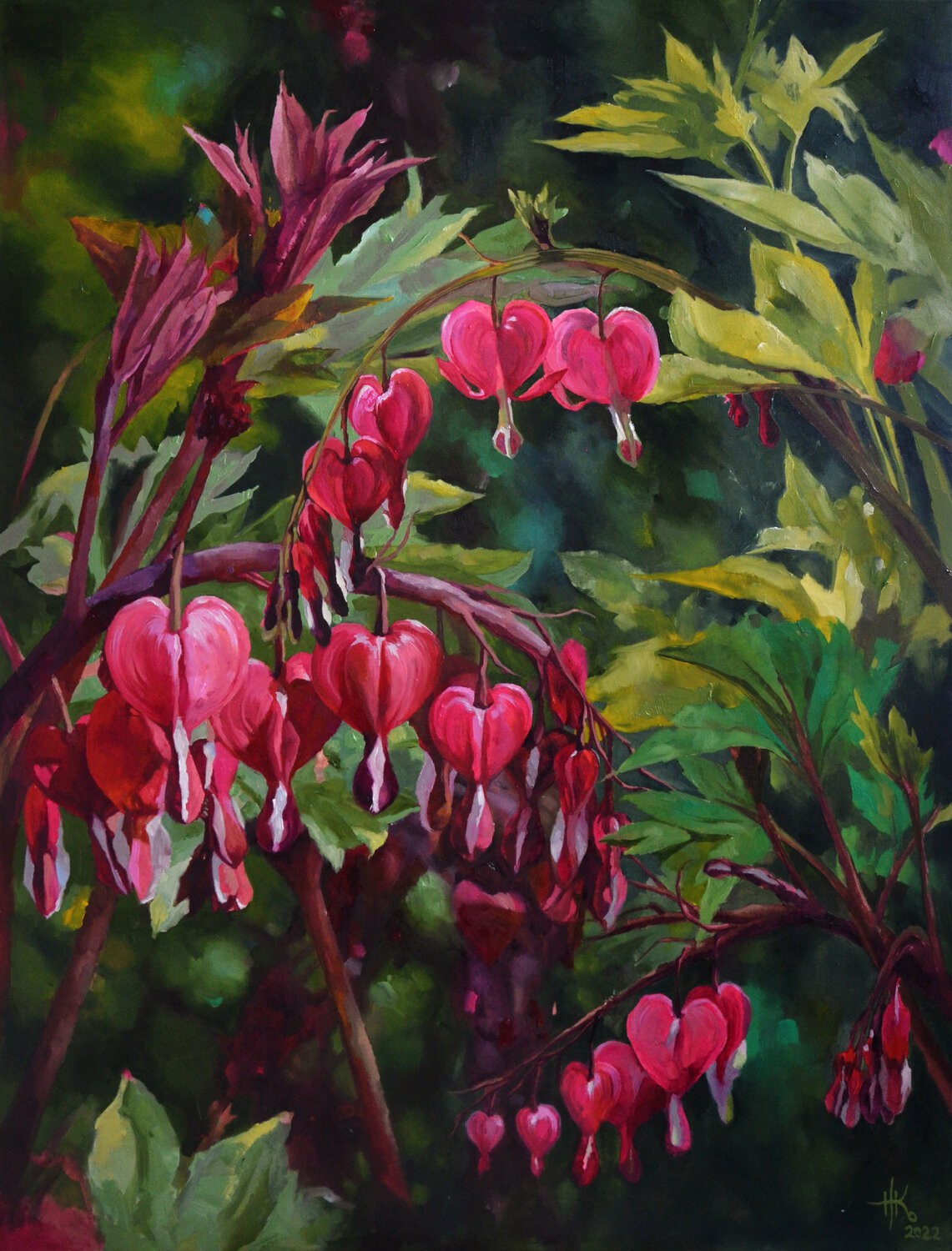 Tender Melody of the Wind Zhanna Kondratenko Original painting for sale