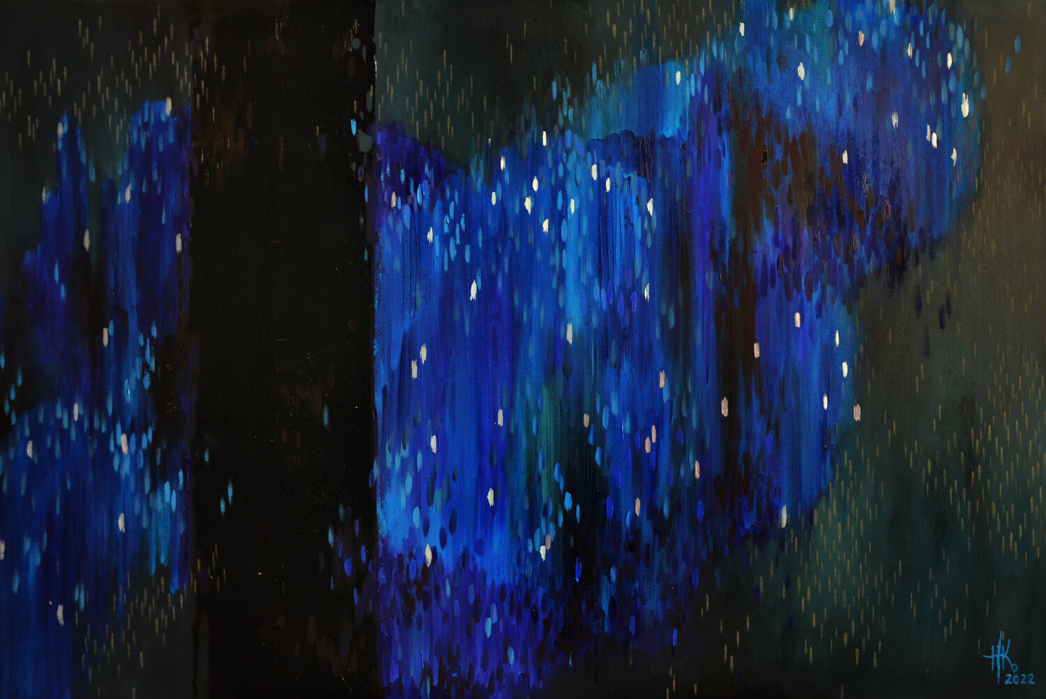 Blossoming. Night Miracle Zhanna Kondratenko Original painting for sale