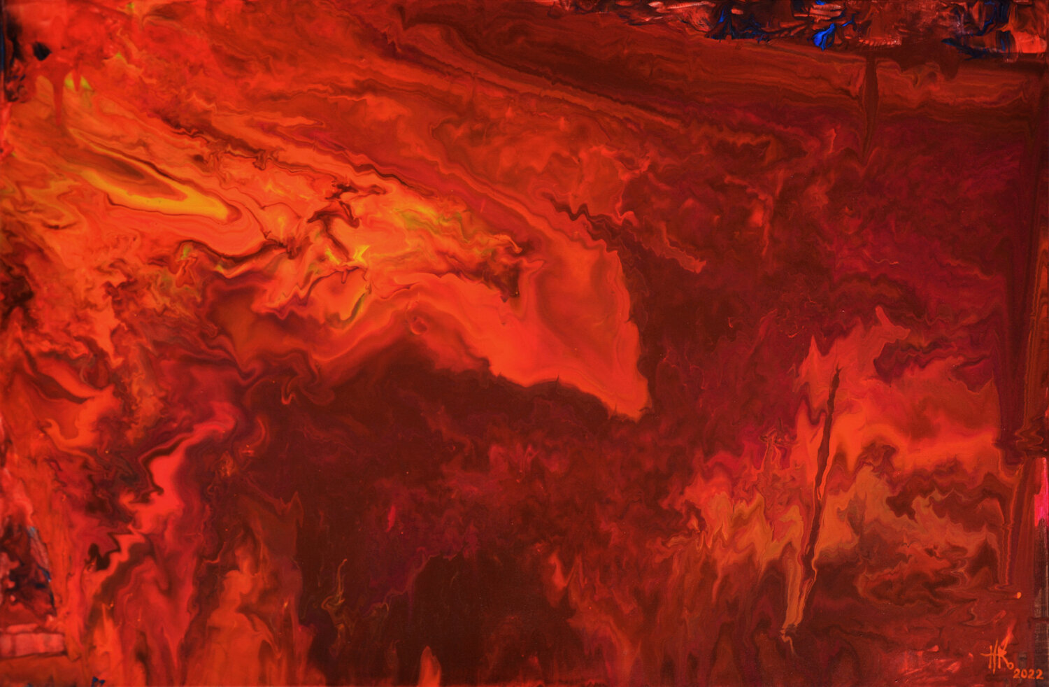 Eruption Zhanna Kondratenko Original painting for sale