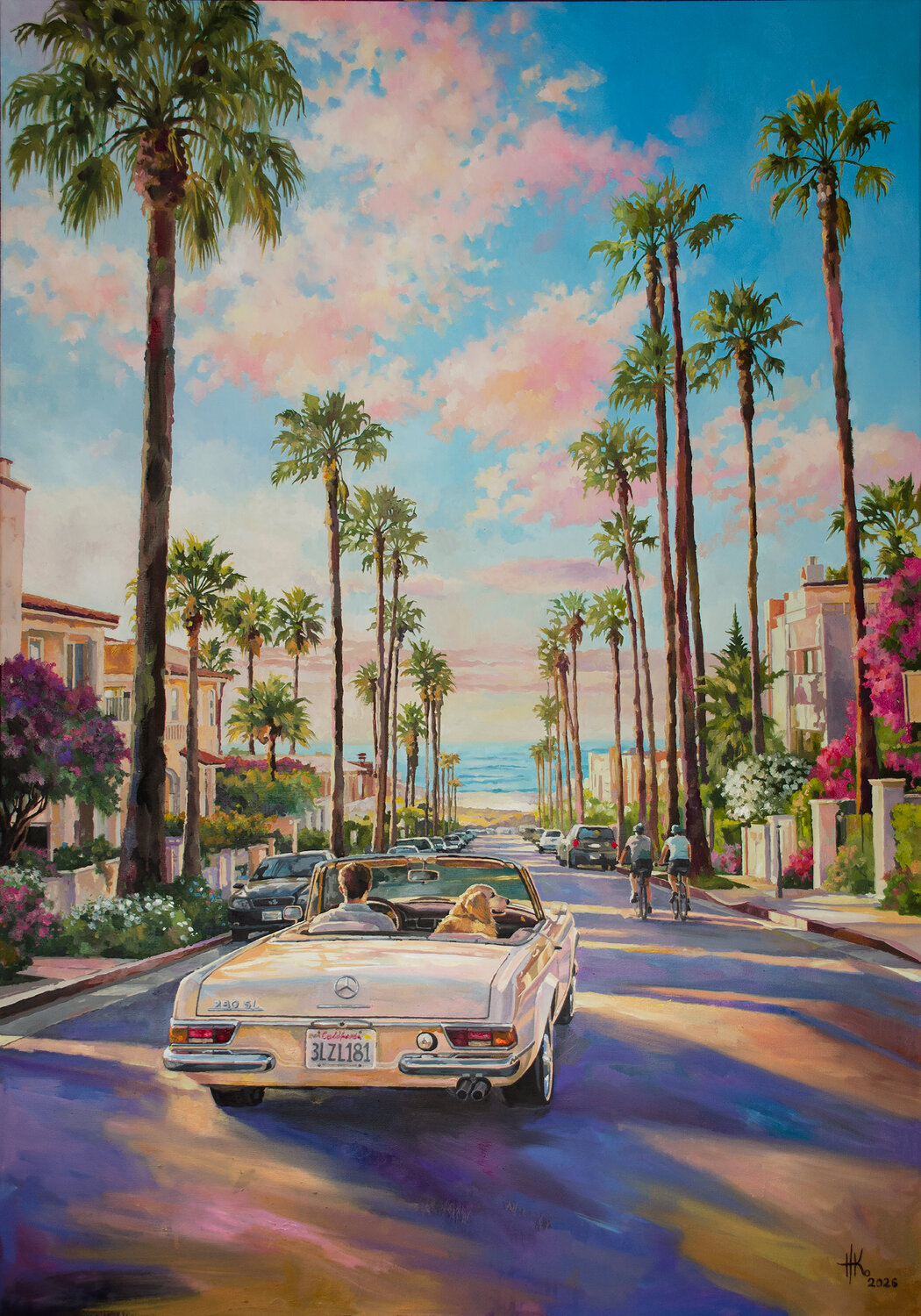 California Sunday Zhanna Kondratenko Original painting for sale